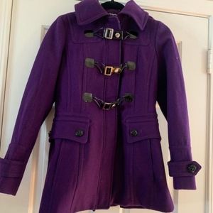 Purple midi jacket